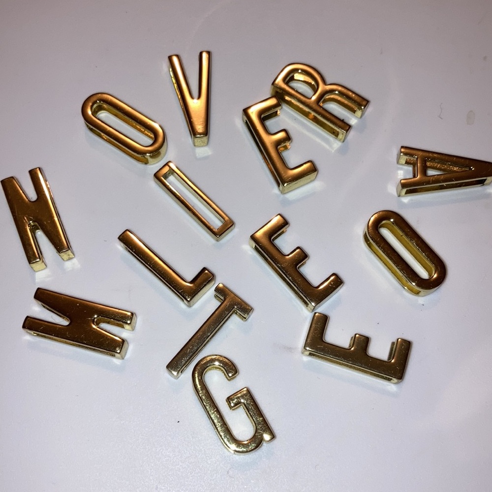 Belt Initial Charms